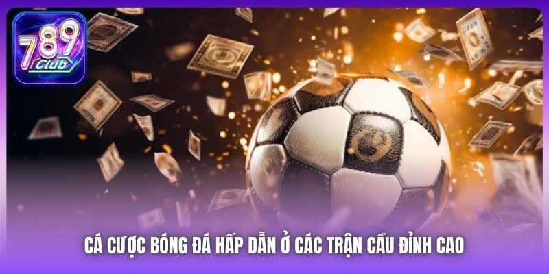 Cá cược bóng đá hấp dẫn ở các trận cầu đỉnh cao 
